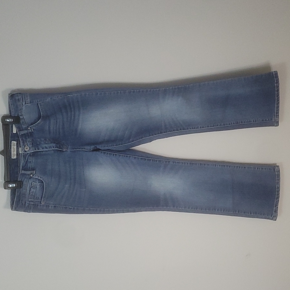 Bootleg boho jeans